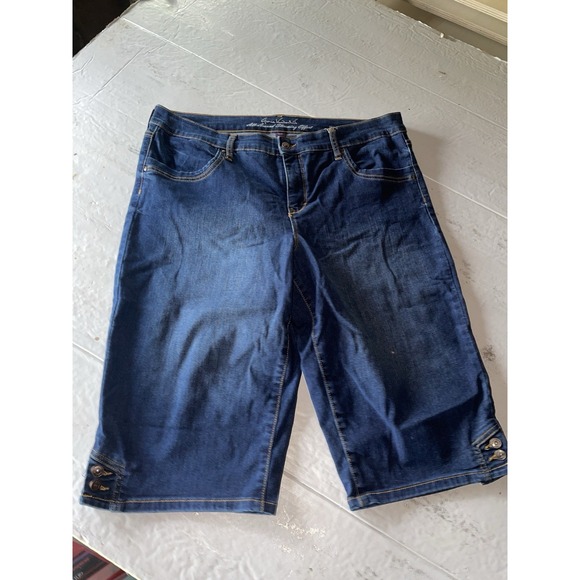 Gloria Vanderbilt All-Around Slimming Effect Skimmer Jeans Size 16W - Picture 1 of 3